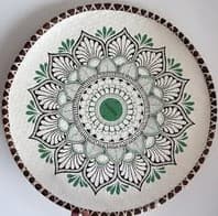 Sahafa décoration murale mandala vert clair Draw'iN