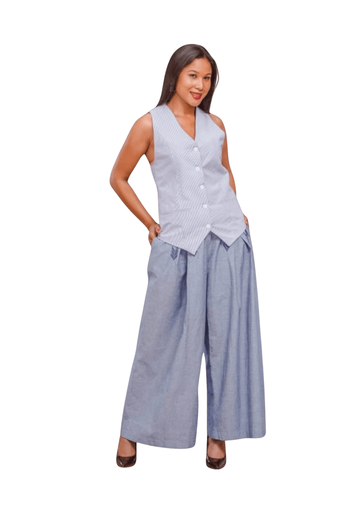 Ensemble gilet et pantalon large Sih Rakout